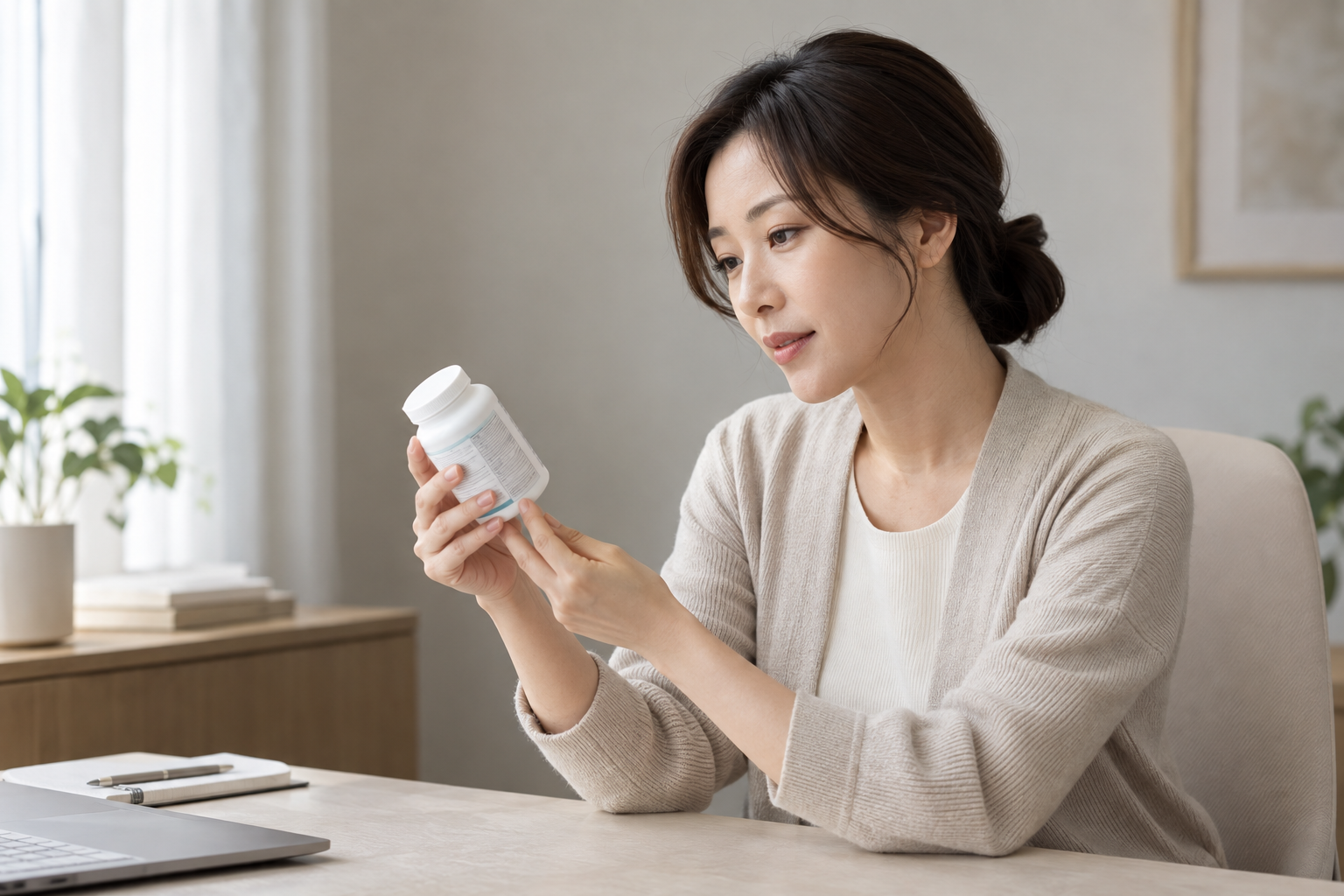 낙산균 먹는 시간 정보를 살펴보는 설명 이미지